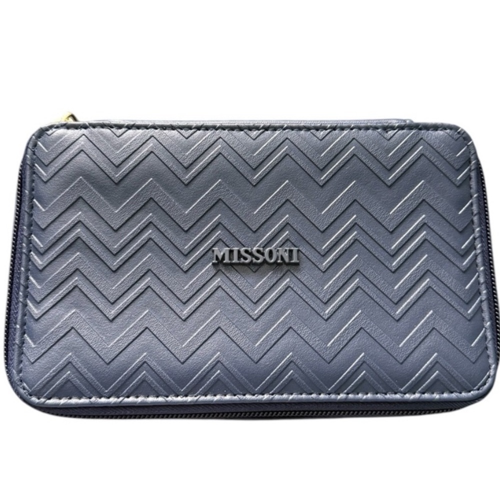 NWOT Missoni | Leather Travel Box for Accessories + Toiletries | Missoni X Delta - Picture 4 of 9